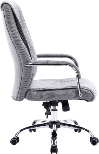 Кресло Бонд ТМ Ткань Серый ЕК-333А Ф Гри Everprof, серый/ткань, ножки//, размеры - 1080*1150***580* фото 4