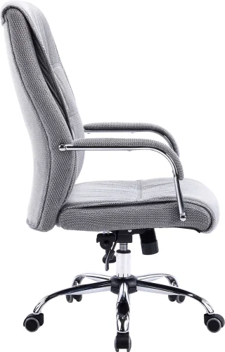 Кресло Бонд ТМ Ткань Серый ЕК-333А Ф Гри Everprof, серый/ткань, ножки//, размеры - 1080*1150***580* фото 8