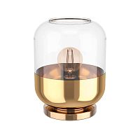 Настольная лампа Maryvilla 900552 Eglo золотая прозрачная 1 лампа, основание золотое металл в стиле лофт современный 