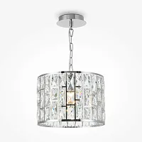 Светильник подвесной Gelid MOD184-PL-01-CH Maytoni прозрачный на 1 лампу, основание хром в стиле современный Светильник подвесной Gelid MOD184-PL-01-CH Maytoni прозрачный на 1 лампу, основание хром в стиле современный