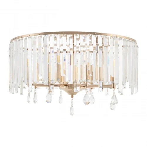 Люстра потолочная Sorrento-2509 372509/8/590 GD Arte Milano прозрачная на 8 ламп, основание золотое в стиле современный Люстра потолочная Sorrento-2509 372509/8/590 GD Arte Milano прозрачная на 8 ламп, основание золотое в стиле современный