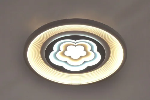 Светильник потолочный LED с пультом 10229/S LED Escada серый 1 лампа, основание серое в стиле современный с пультом фото 4