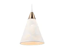 Светильник подвесной TR8429 Ambrella light белый 1 лампа, основание белое в стиле кантри прованс современный 