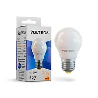 Лампа LED Simple 7052 Voltega VG2-G45E27warm7W  E27 7вт