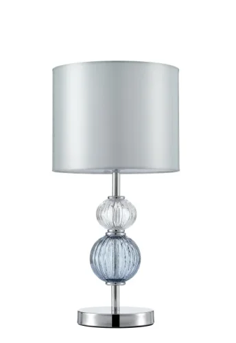 Настольная лампа Brumi V11878-1T Moderli серая на 1 лампу, основание хром стекло металл в стиле классический современный фото 2