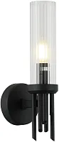 Бра Graff 2170/02/01W Stilfort прозрачный 1 лампа, основание чёрное в стиле современный 