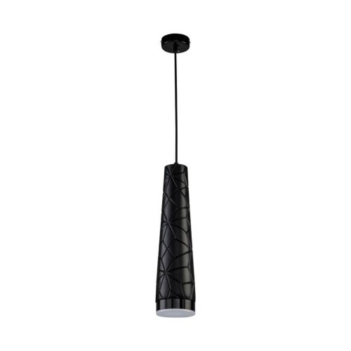 Светильник подвесной Vikont 2714-1P Favourite чёрный 1 лампа, основание чёрное в стиле современный трубочки фото 2