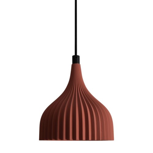 Светильник подвесной Terra FR5582PL-01R Freya красный на 1 лампу, основание чёрное в стиле современный мемфис фото 11
