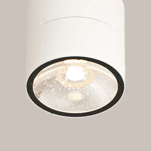 Накладной светильник уличный LED Spin O310CL-L12W3K Maytoni уличный IP54 белый на 1 лампу, плафон белый в стиле современный LED фото 12