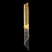 Бра CREDO AP1 GOLD Crystal Lux прозрачный на 1 лампу, основание золотое в стиле современный 