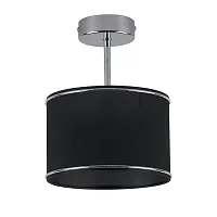 Светильник потолочный Blaze LH012071 LightHall чёрный на 1 лампу, основание хром в стиле современный 