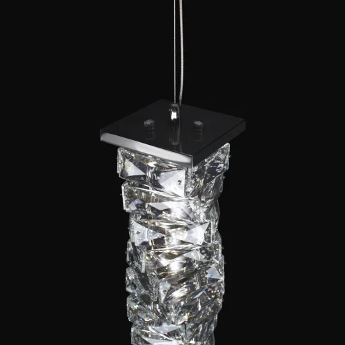 Светильник подвесной LED Monaсo 10186/600 LOFT IT прозрачный 1 лампа, основание хром в стиле современный трубочки фото 4