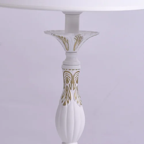 Настольная лампа Свеча 301039501 MW-Light белая 1 лампа, основание патина белое металл в стиле классический  фото 4
