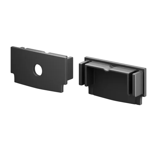 Комплект заглушек (для профиля 61×14) 2 шт., ALM-6114-B-EC 642013 Maytoni цвет LED K, световой поток Lm