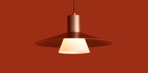 Светильник подвесной LED Fari FR5600PL-L5MG Freya матовый золото на 1 лампу, основание чёрное в стиле современный лофт фото 4