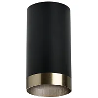 Светильник накладной Rullo R437431 Lightstar чёрный 1 лампа, основание чёрное в стиле современный круглый