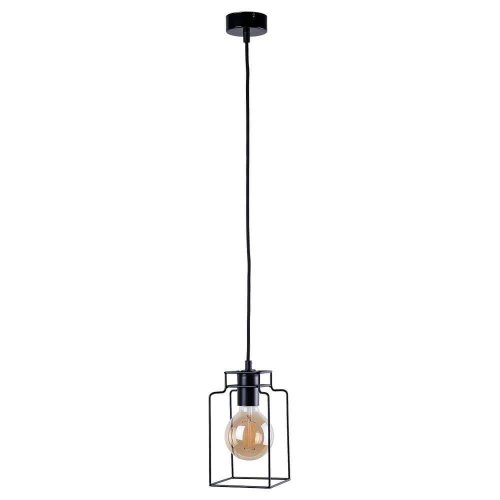 Светильник подвесной Fiord 9668-NW Nowodvorski чёрный 1 лампа, основание чёрное в стиле лофт 