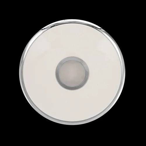 Светильник потолочный LED с пультом с Алисой Старлайт Смарт CL703A60G Citilux белый 1 лампа, основание хром белое в стиле современный с пультом фото 2