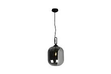 Светильник подвесной Mono 8792S/1P GR+BK iLamp серый чёрный 1 лампа, основание чёрное в стиле лофт современный 