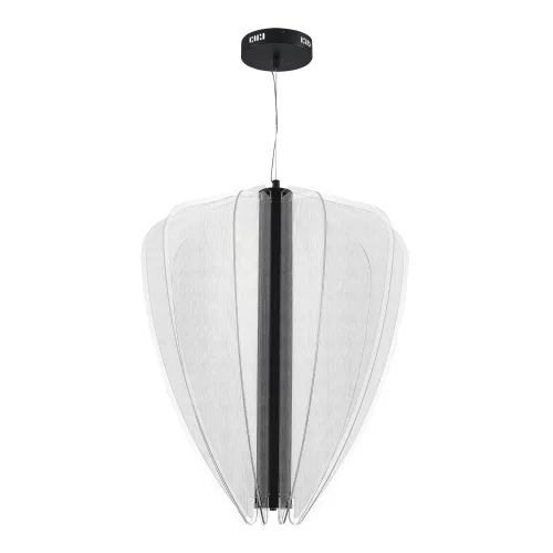 Светильник подвесной LED Fesale SL6509.413.01 ST-Luce прозрачный 1 лампа, основание чёрное в стиле современный  фото 2