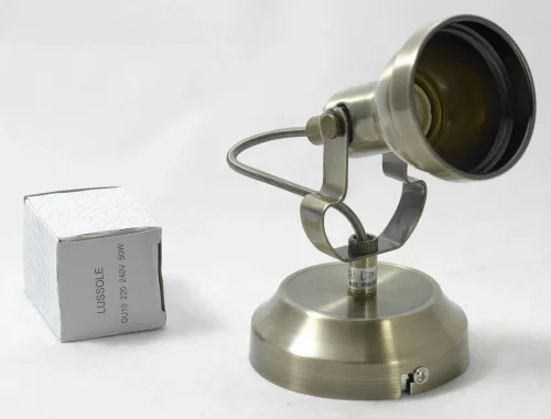 Спот с 1 лампой лофт LSP-9959 Lussole бронзовый GU10 в стиле лофт  фото 3