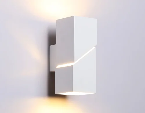 Бра FW2474 Ambrella light белый на 1 лампа, основание белое в стиле современный хай-тек  фото 4