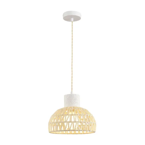 Светильник подвесной Boho 8368/1A Lumion бежевый на 1 лампу, основание белое в стиле скандинавский фото 6 Светильник подвесной Boho 8368/1A Lumion бежевый на 1 лампу, основание белое в стиле скандинавский фото 6