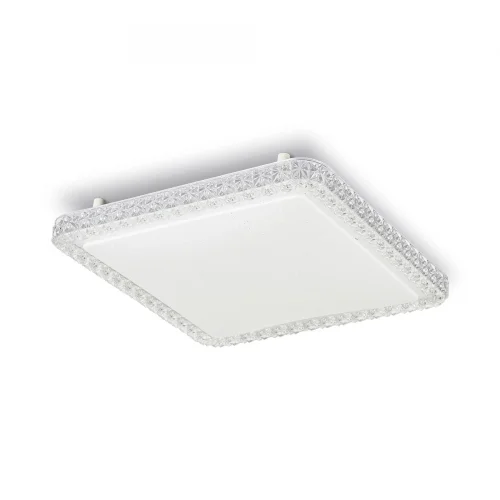 Светильник потолочный с диммером LED Kристалино слим CL715K360 Citilux белый прозрачный 1 лампа, основание белое в стиле модерн квадраты
