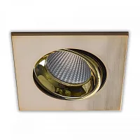 Светильник точечный LED Альфа CLD001KNW6 Citilux бронзовый 1 лампа, основание бронзовое золотое в стиле современный 