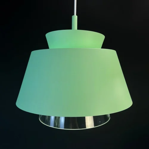 Светильник подвесной SOTA Зеленый йогурт 178039-26 ImperiumLoft зелёный 1 лампа, основание чёрное в стиле современный  фото 32