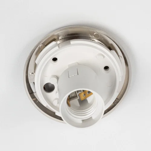 Светильник потолочный Ron CL941D20B1 Citilux белый на 1 лампу, основание хром в стиле современный шар фото 4 Светильник потолочный Ron CL941D20B1 Citilux белый на 1 лампу, основание хром в стиле современный шар фото 4