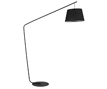 Торшер Инвар 08448-F,19 Kink Light изогнутый чёрный 1 лампа, основание чёрное в стиле современный
