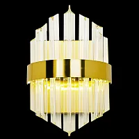 Бра Нимб LED LAMPS 81103/1W Natali Kovaltseva прозрачный 1 лампа, основание золотое в стиле современный 