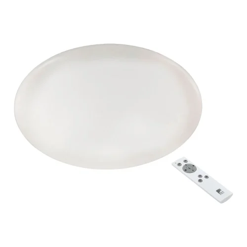 Люстра потолочная LED с пультом Giron 97527 Eglo белая на 1 лампу, основание белое в стиле современный с пультом Люстра потолочная LED с пультом Giron 97527 Eglo белая на 1 лампу, основание белое в стиле современный с пультом