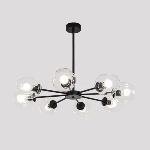 Люстра на штанге MARINE B 8 Black/Blue 189683-26 ImperiumLoft голубая на 8 ламп, основание чёрное в стиле скандинавский фото 5 Люстра на штанге MARINE B 8 Black/Blue 189683-26 ImperiumLoft голубая на 8 ламп, основание чёрное в стиле скандинавский фото 5