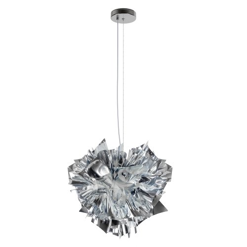 Люстра подвесная Слизия / Clizia 10593/420 Silver LOFT IT серебряная на 2 лампы, основание в стиле Люстра подвесная Слизия / Clizia 10593/420 Silver LOFT IT серебряная на 2 лампы, основание в стиле