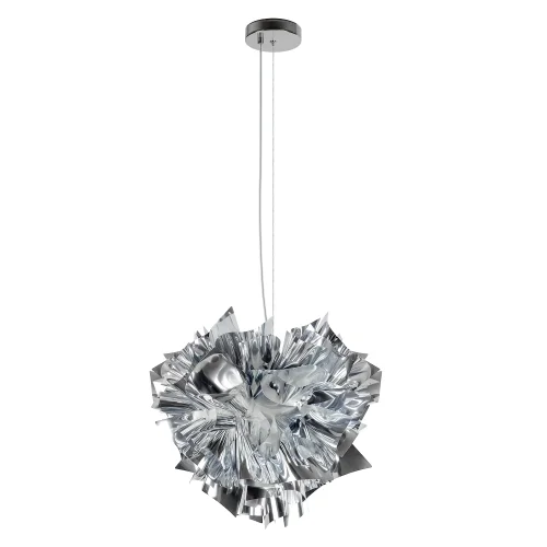 Люстра подвесная Слизия / Clizia 10593/420 Silver LOFT IT серебряная на 2 лампы, основание в стиле арт-деко современный Люстра подвесная Слизия / Clizia 10593/420 Silver LOFT IT серебряная на 2 лампы, основание в стиле арт-деко современный