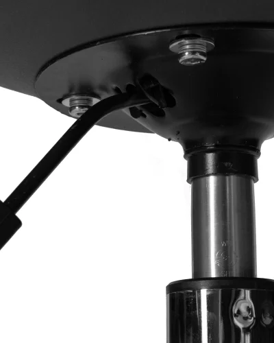 Офисное кресло набор 2 шт. SET-2 635DPP-LMZL MICKEY, цвет темно-серый (GR-04) Dobrin, /экокожа, ножки/металл/хром, размеры - 810*915***670*670 фото 10