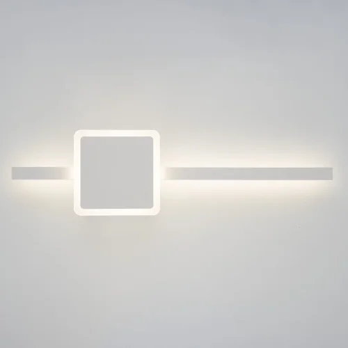 Бра с выключателем LED Стиг CL203400 Citilux белый на 1 лампа, основание белое в стиле хай-тек современный отражённый свет фото 4