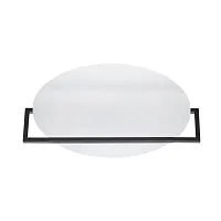 Бра LED Next 7015/20WL Odeon Light белый на 1 лампу, основание чёрное в стиле современный хай-тек отражённый свет
