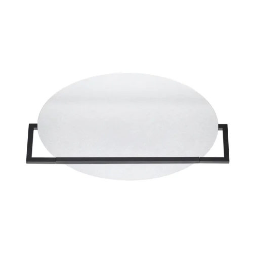 Бра LED Next 7015/20WL Odeon Light белый на 1 лампу, основание чёрное в стиле современный хай-тек отражённый свет