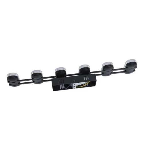 Бра LED Ovela 8342/15WL Lumion белый на 1 лампу, основание чёрное в стиле современный хай-тек минимализм фото 3