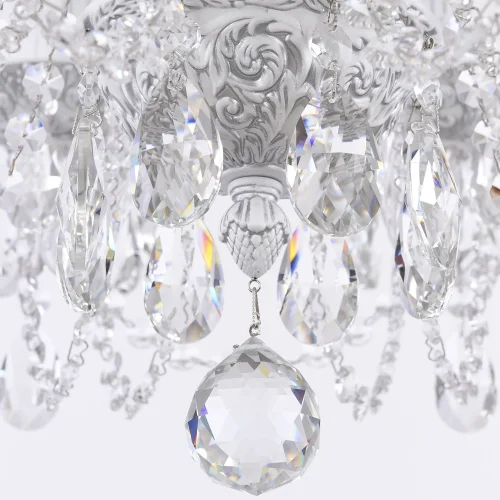 Люстра подвесная AL16302/8/195 WMN Bohemia Ivele Crystal без плафона на 8 ламп, основание никель прозрачное в стиле классический sp фото 2