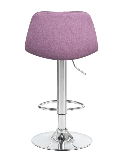 Стул барный 2035-LM DINA,  цвет сиденья фиолетовый, цвет основания хром Dobrin, фиолетовый/текстиль, ножки/металл/хром, размеры - 850*1060***420*460 фото 3
