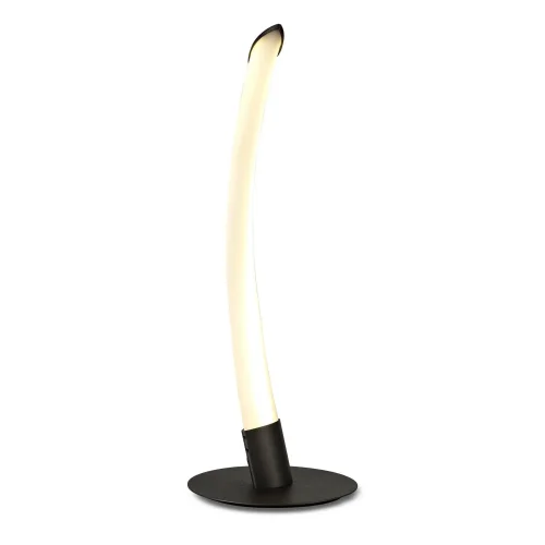 Настольная лампа LED Armonia 6799 Mantra белая 1 лампа, основание чёрное металл в стиле современный хай-тек 