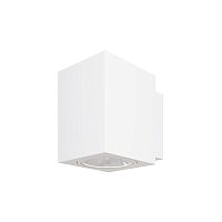 Настенный светильник ЛЕД уличный Блок / Block O507WL-L5W3K Maytoni уличный IP65 белый на 1 лампу, плафон белый в стиле современный ЛЕД