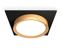 Светильник точечный XC8062005 Ambrella light золотой 1 лампа, основание чёрное в стиле хай-тек 