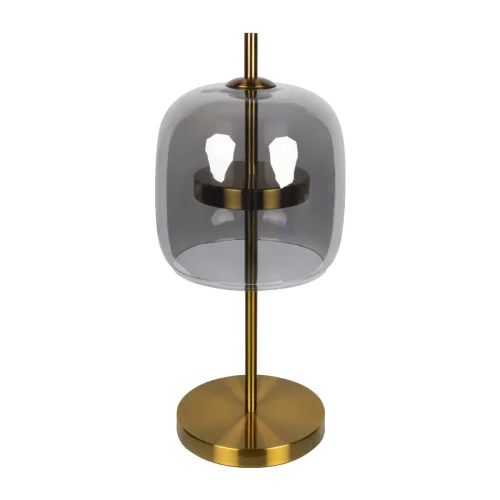 Настольная лампа LED Dauphin 10041T LOFT IT чёрная серая 1 лампа, основание золотое металл в стиле современный  фото 3