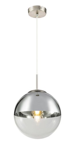 Светильник подвесной Varus 15852 Globo хром 1 лампа, основание матовое никель в стиле модерн шар