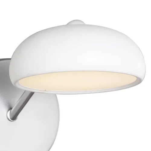 Бра LED Salvator 2500-1W F-promo белый на 1 лампа, основание матовое серебро в стиле современный  фото 5